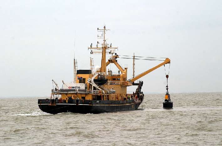 RMAS A187 off sealand lifting buoy
